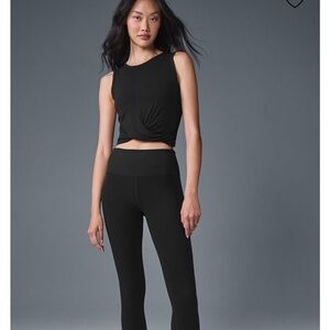 Alo Yoga Black Cover Tank